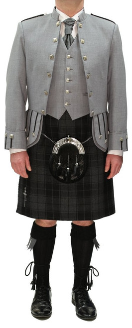 grey highlander tartan