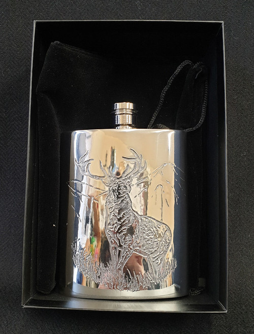 Thistle 6 Ounce Flask - Stainless Steel