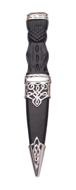 Morar Sterling Silver Sgian Dubh With Stone Top