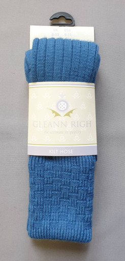 Glenbeg Lovat Blue Socks - Clan Kilts Ltd