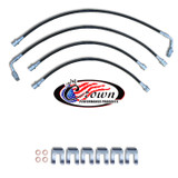 2020-2025 Chevrolet Silverado/Sierra 2500/3500 HD 4WD 0"-3" Lift - Stainless Steel Brake Line Kit