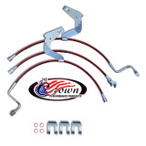 2008-2010 Ford F-250, F-350 4WD 0"-3" Lift, Single Center Rear Line