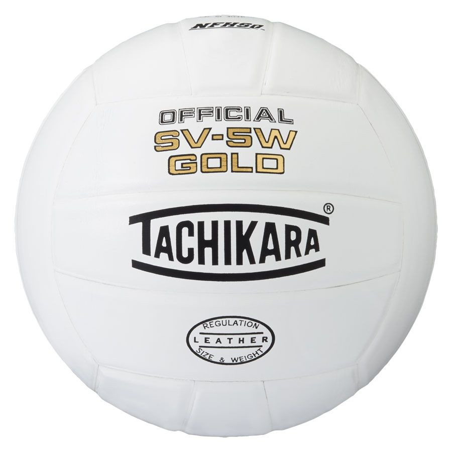 Tachikara SV-5W Gold Leather Volleyball