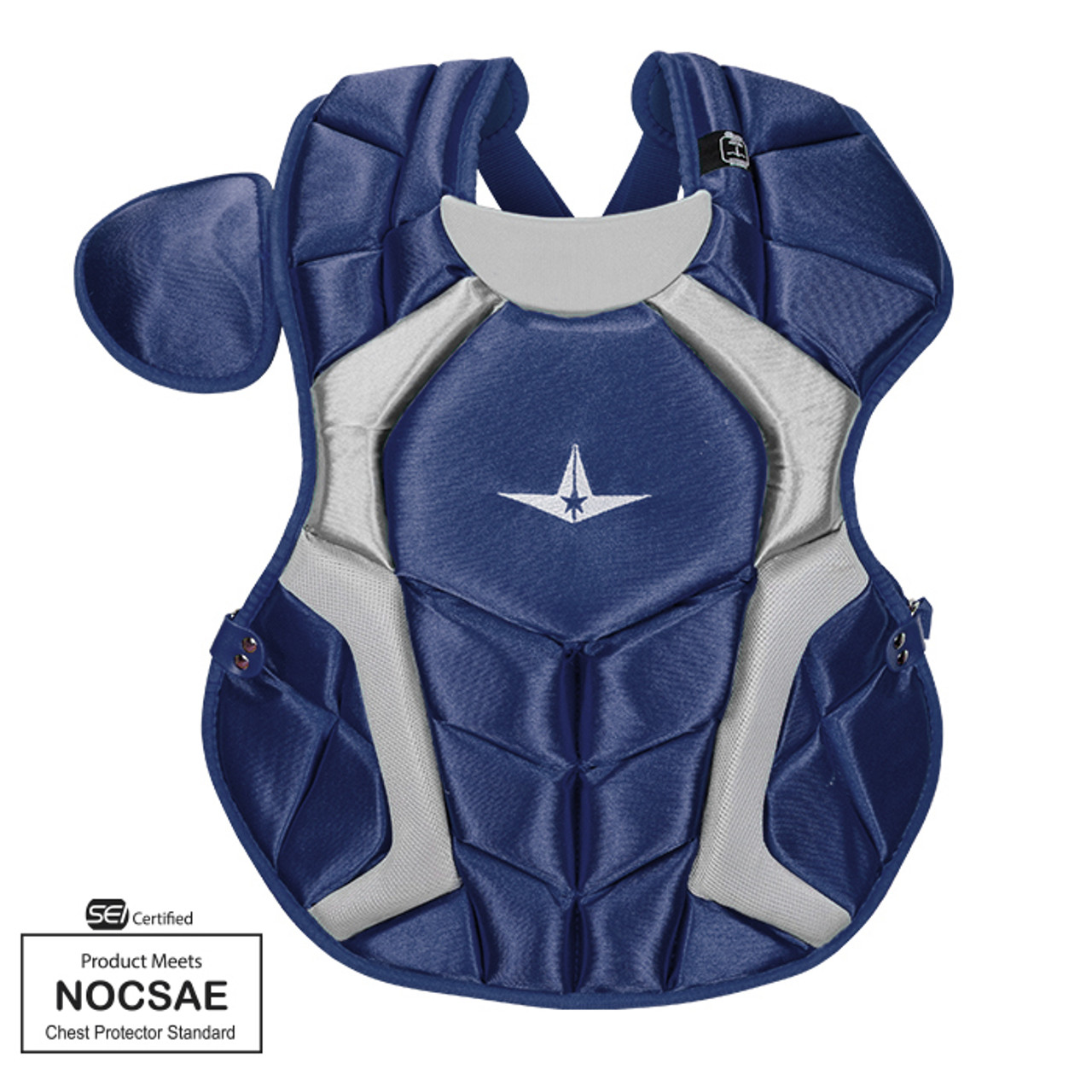 All Star Youth NOCSAE System7 Axis Pro Catcher's Set - Navy