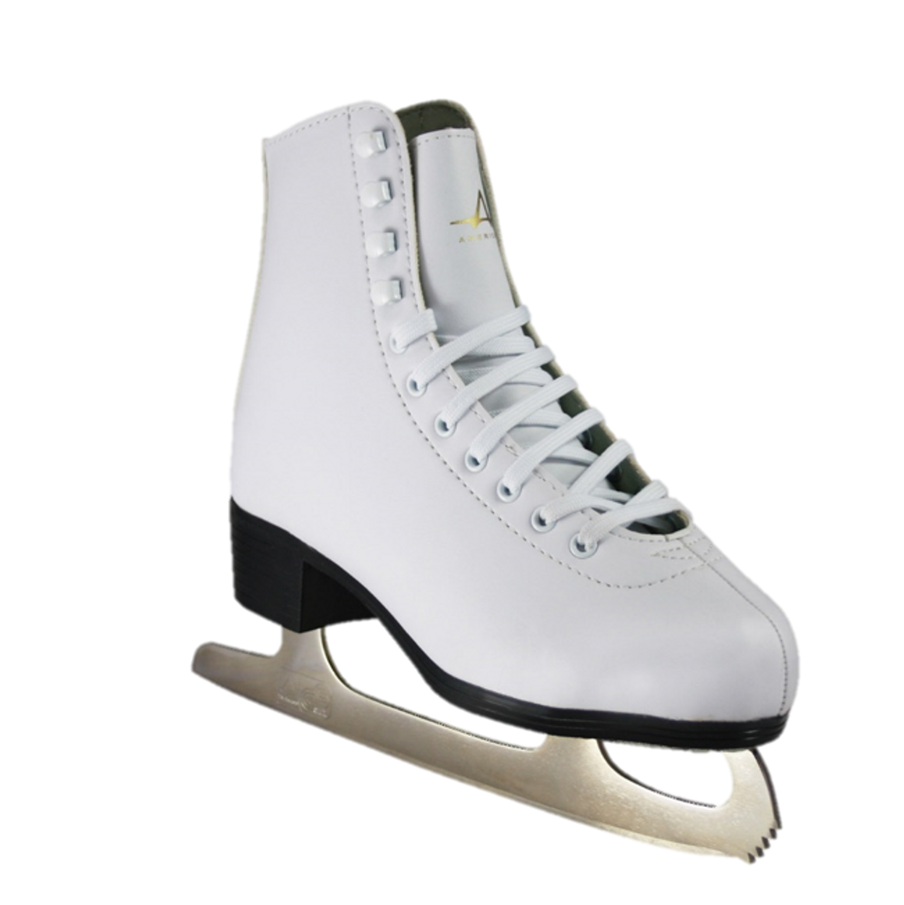American Athletic Shoe Women&s Tricot Lined Ice Skates 8 White