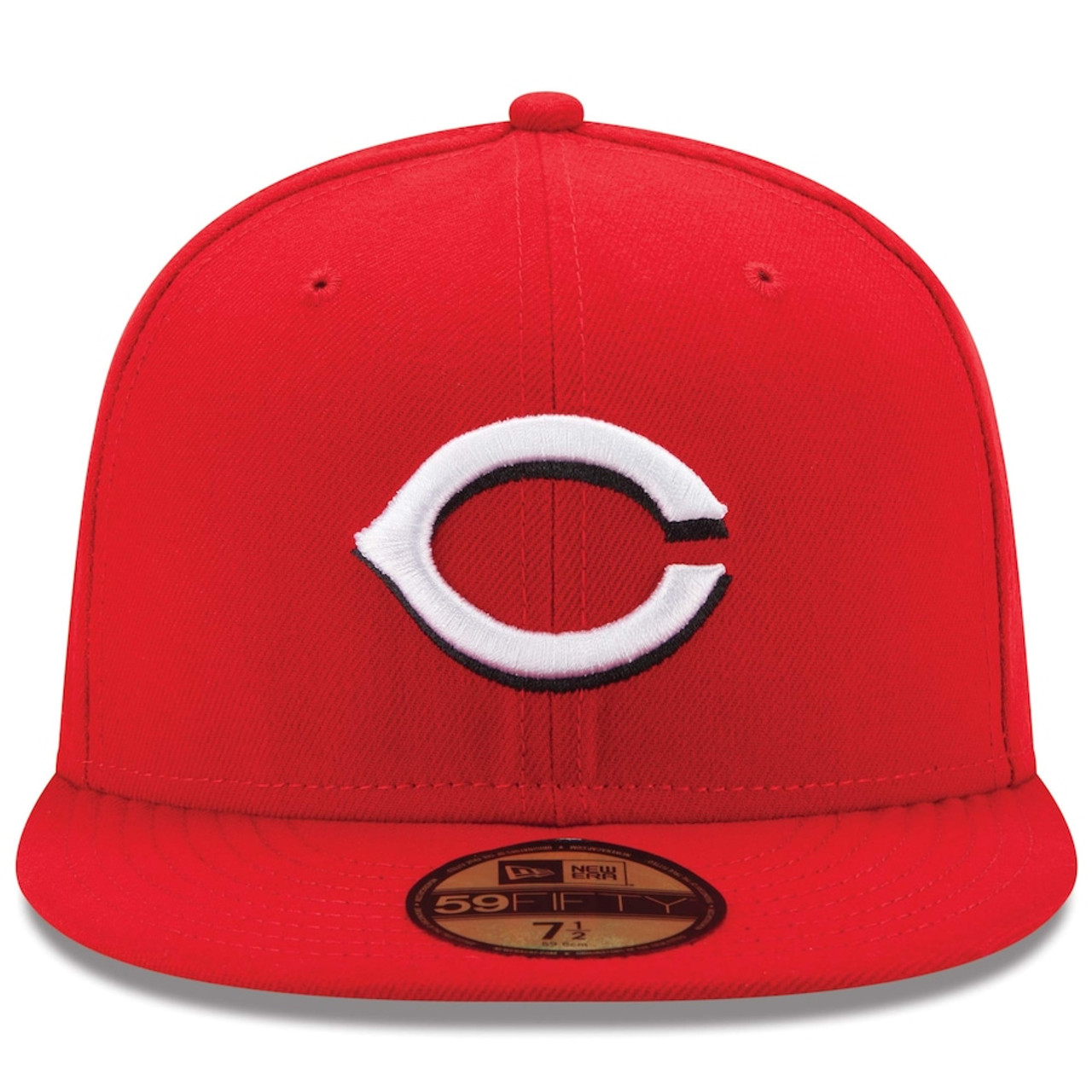 Men's MLB Cleveland Indians New Era Home Authentic Collection On Field 59FIFTY Fitted Hat