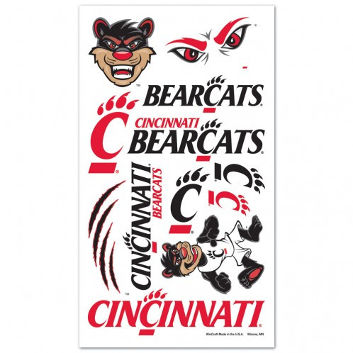 Cincinnati Bearcats Temporary Tattoos - Main Image