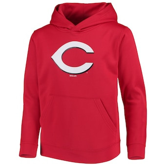 Youth Cincinnati Reds Red Logo Pullover 