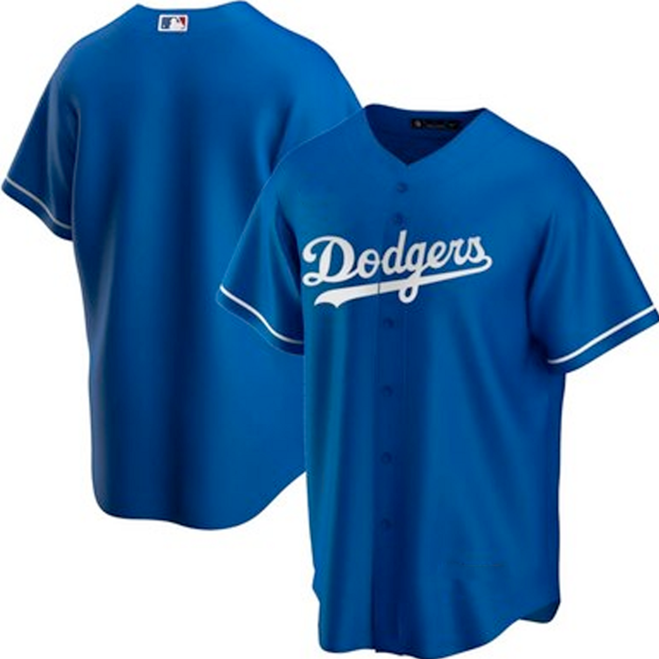 LOS ANGELES DODGERS MAJESTIC MLB COOLBASE REPLICA JERSEY- MENS ROYAL BLUE