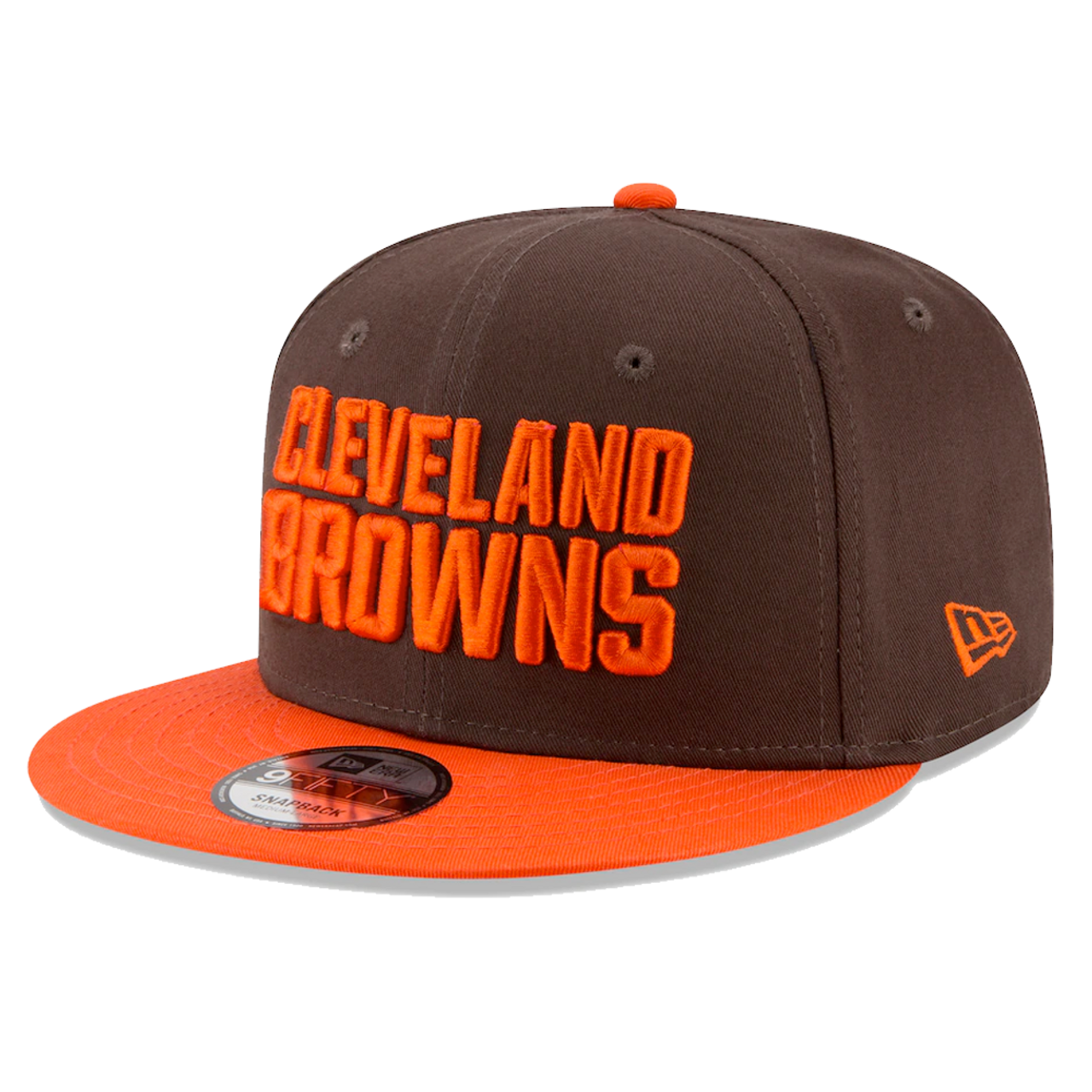 New Era Cleveland Browns Brown/Orange Team 9Fifty Snapback Hat