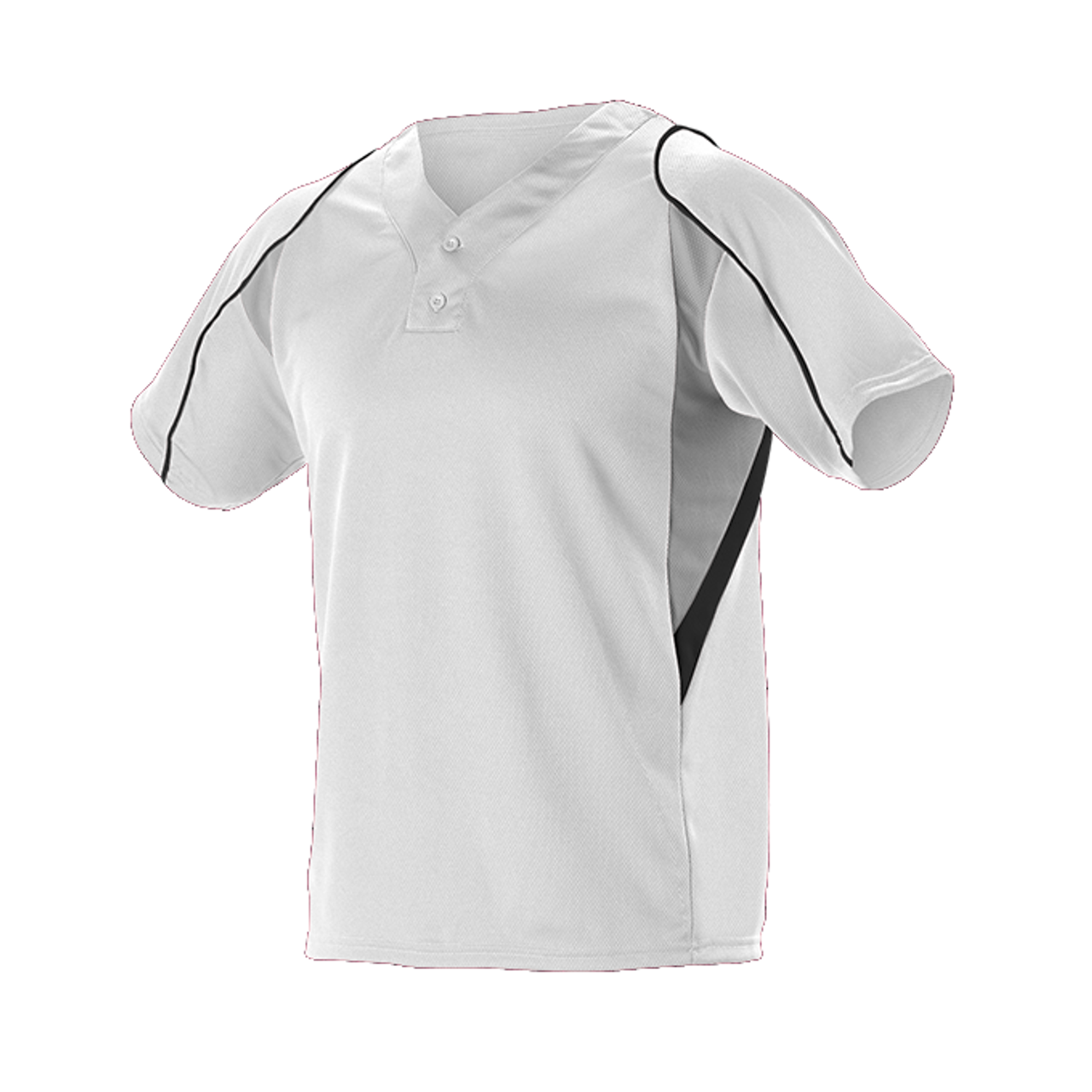 Adult & Youth Two-Button Henley Short-Sleeve Baseball & Softball Jersey