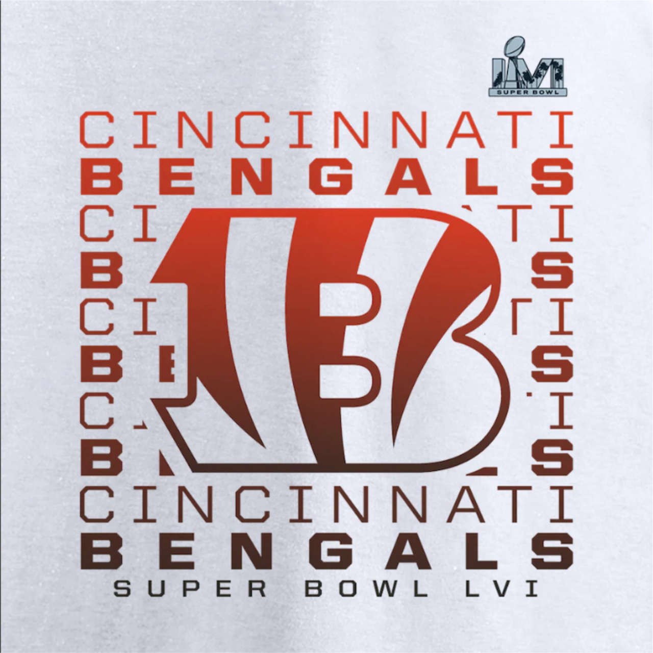 Men's New Era Black Cincinnati Bengals Super Bowl LVI Bound Side
