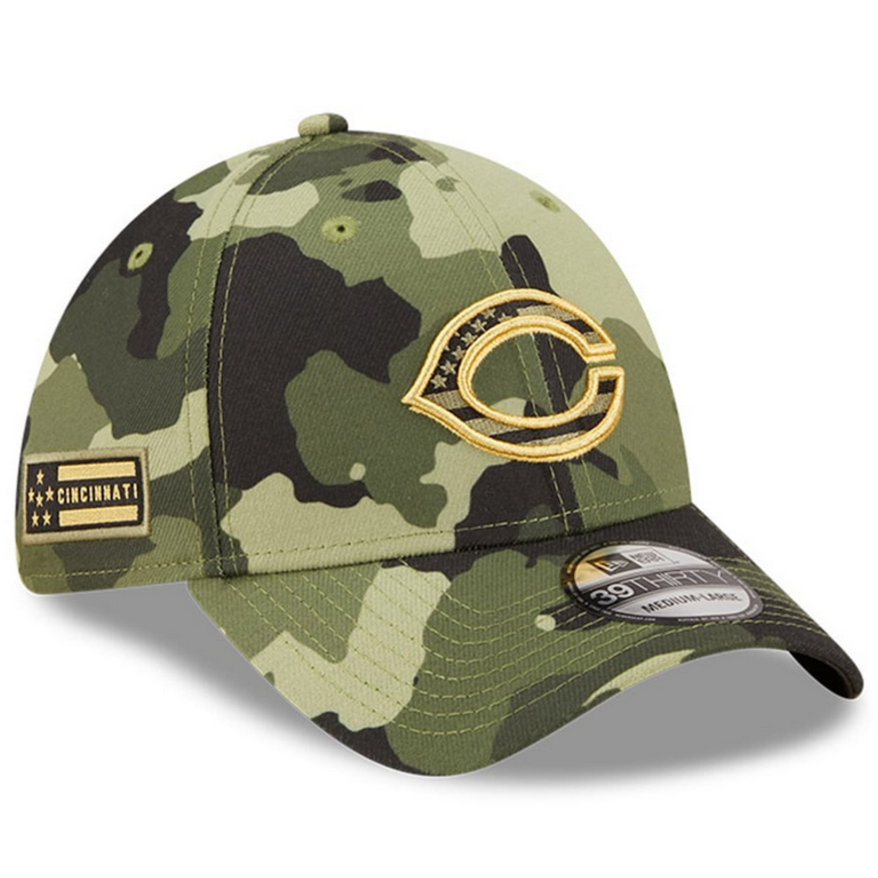 New Era Atlanta Braves Camo 2022 Armed Forces Day 39THIRTY Flex Hat