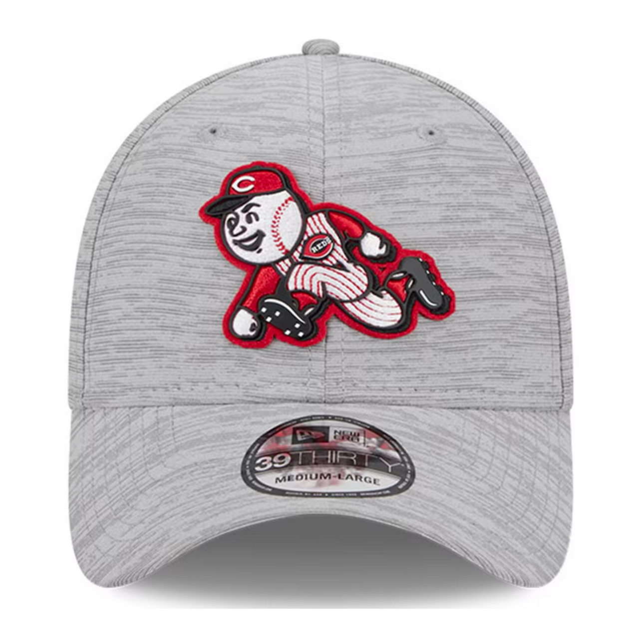 Cincinnati Reds New Era Gray 2023 Clubhouse 39THIRTY Flex Hat