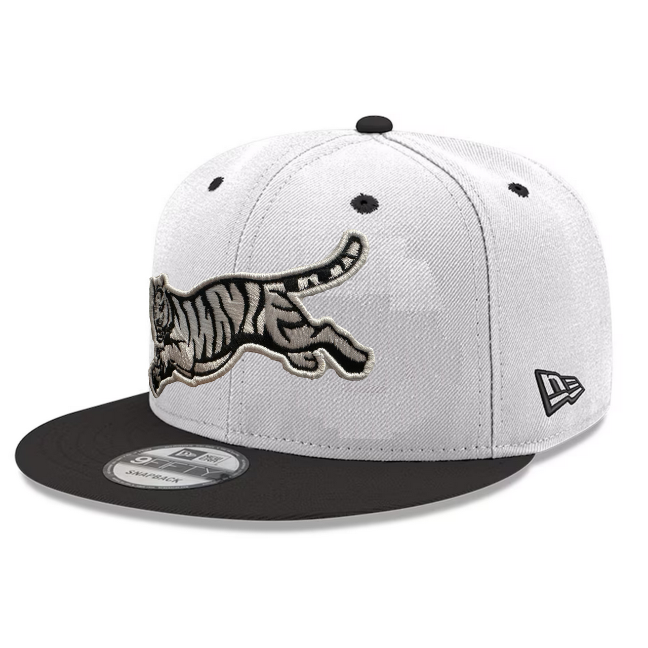 Cincinnati Bengals New Era White/Black Leaping Tiger 9FIFTY Snapback Hat