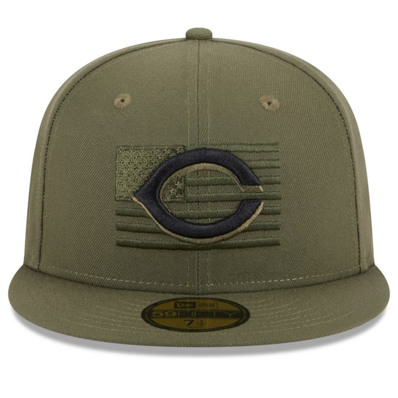 Cincinnati Reds New Era Green 2023 Armed Forces Day On-Field