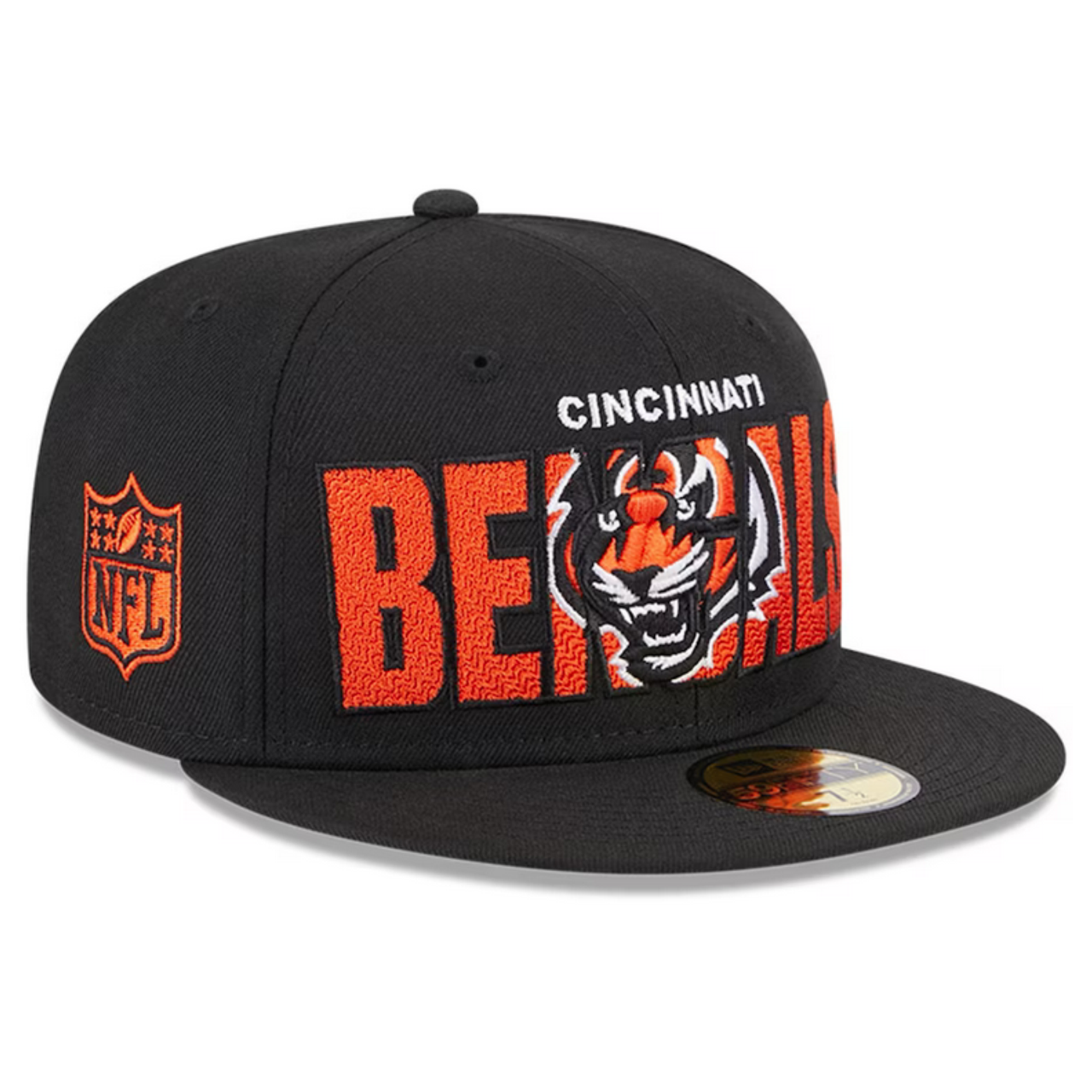 Cincinnati Bengals New Era Black 2023 NFL Draft 59FIFTY Fitted Hat