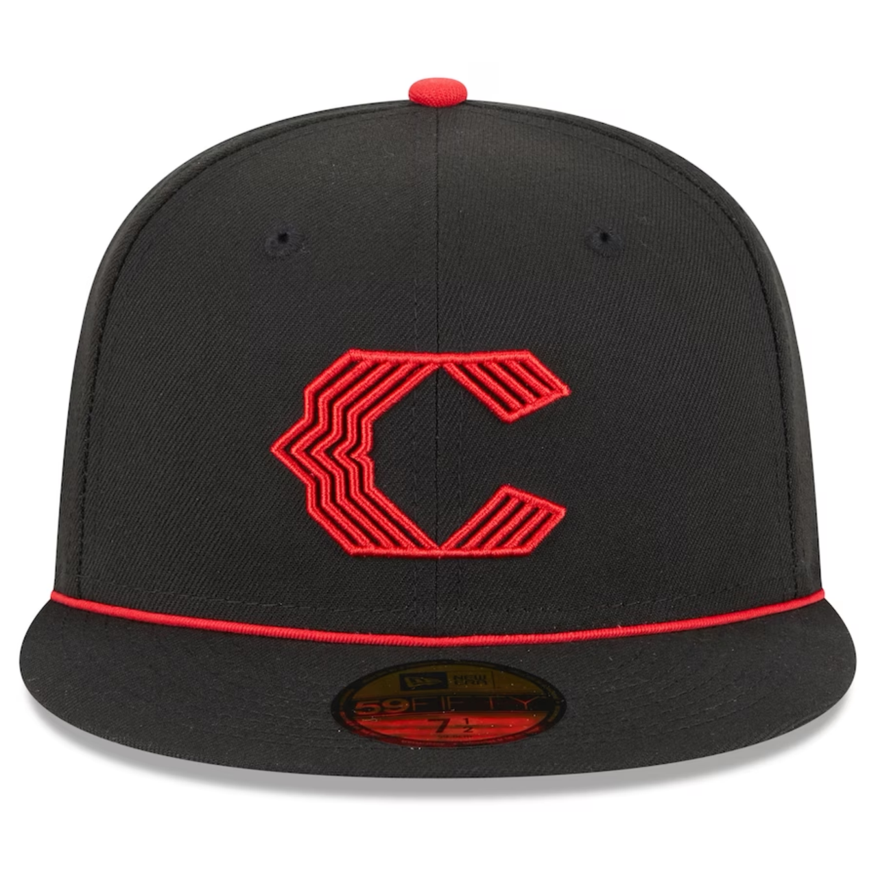 Cincinnati Reds New Era Black 2023 City Connect 59FIFTY Fitted Hat