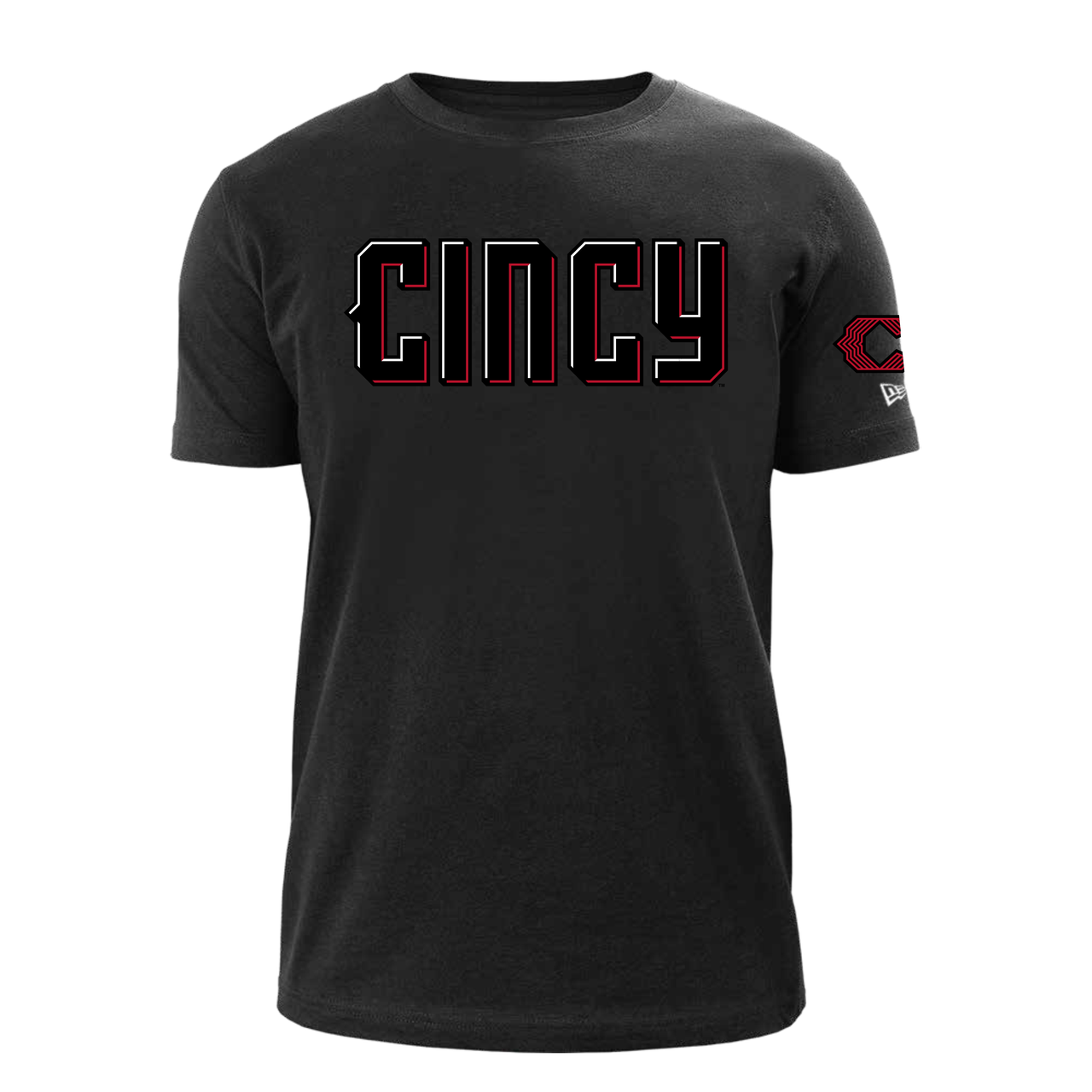 Cincinnati Reds New Era Black City Connect T-Shirt