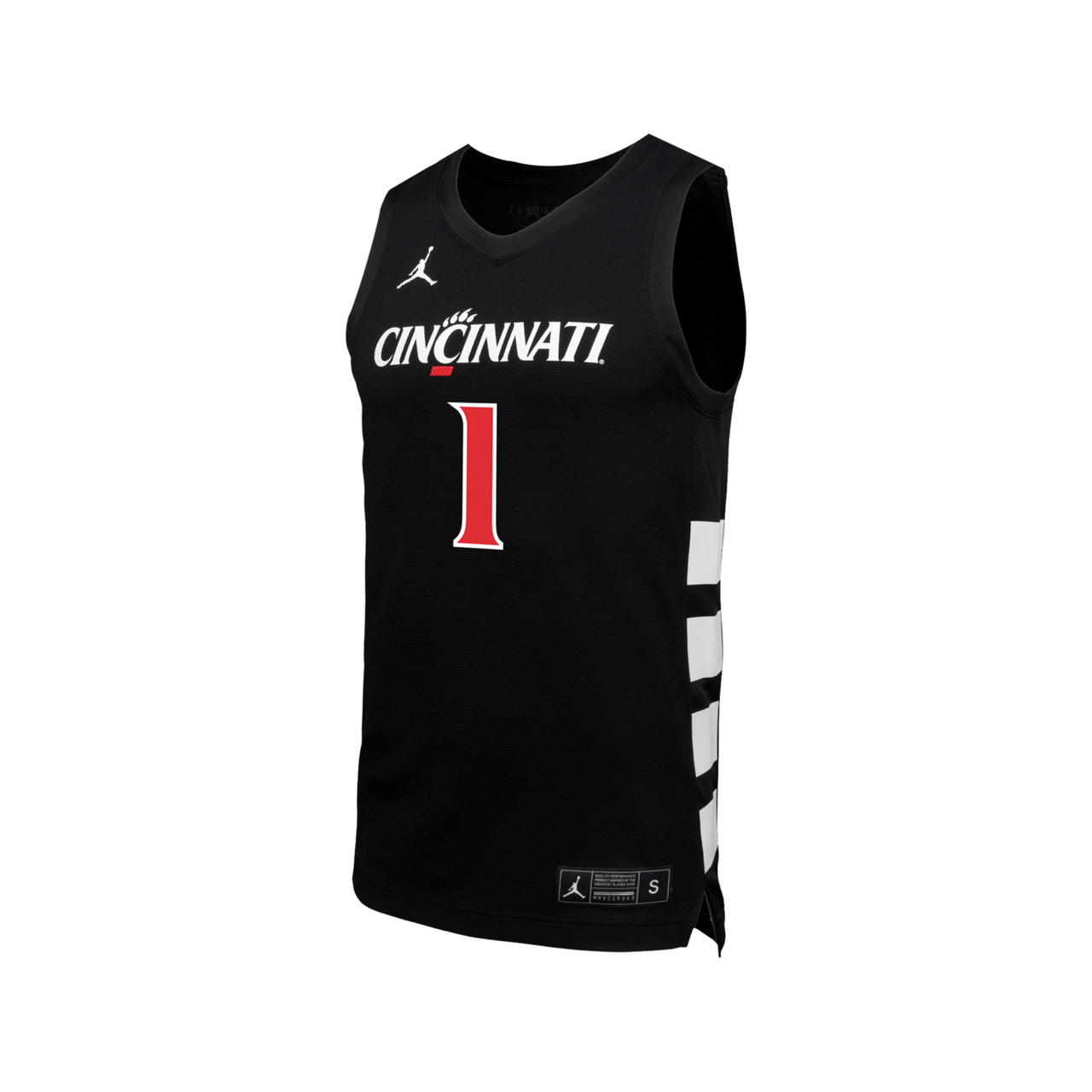 Jordan Cincinnati バスケ ユニフォーム Cincinnati Bearcats Jordan Youth Black Replica Basketball Jersey