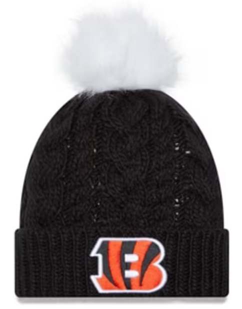 New Era Cincinnati Bengals Black Women's Knit Hat
