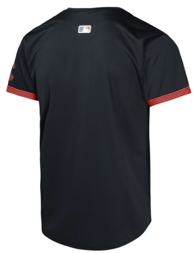 Cincinnati Reds 練習用ユニフォーム 黒 Nike Cincinnati Reds Youth Black City Connect Limited Blank Jersey