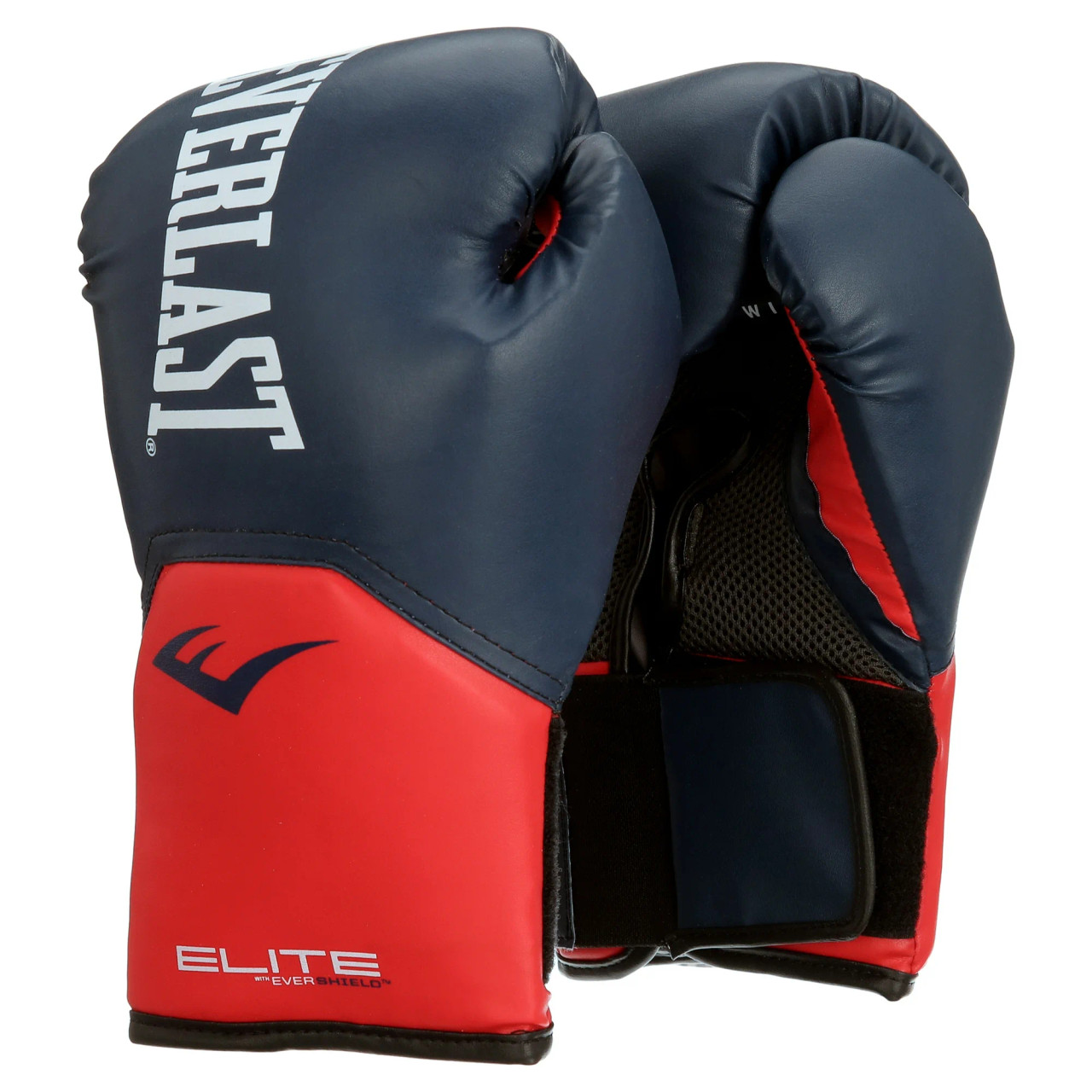 Everlast Elite 14 Ounce Pro Style Training Gloves - Navy/Red