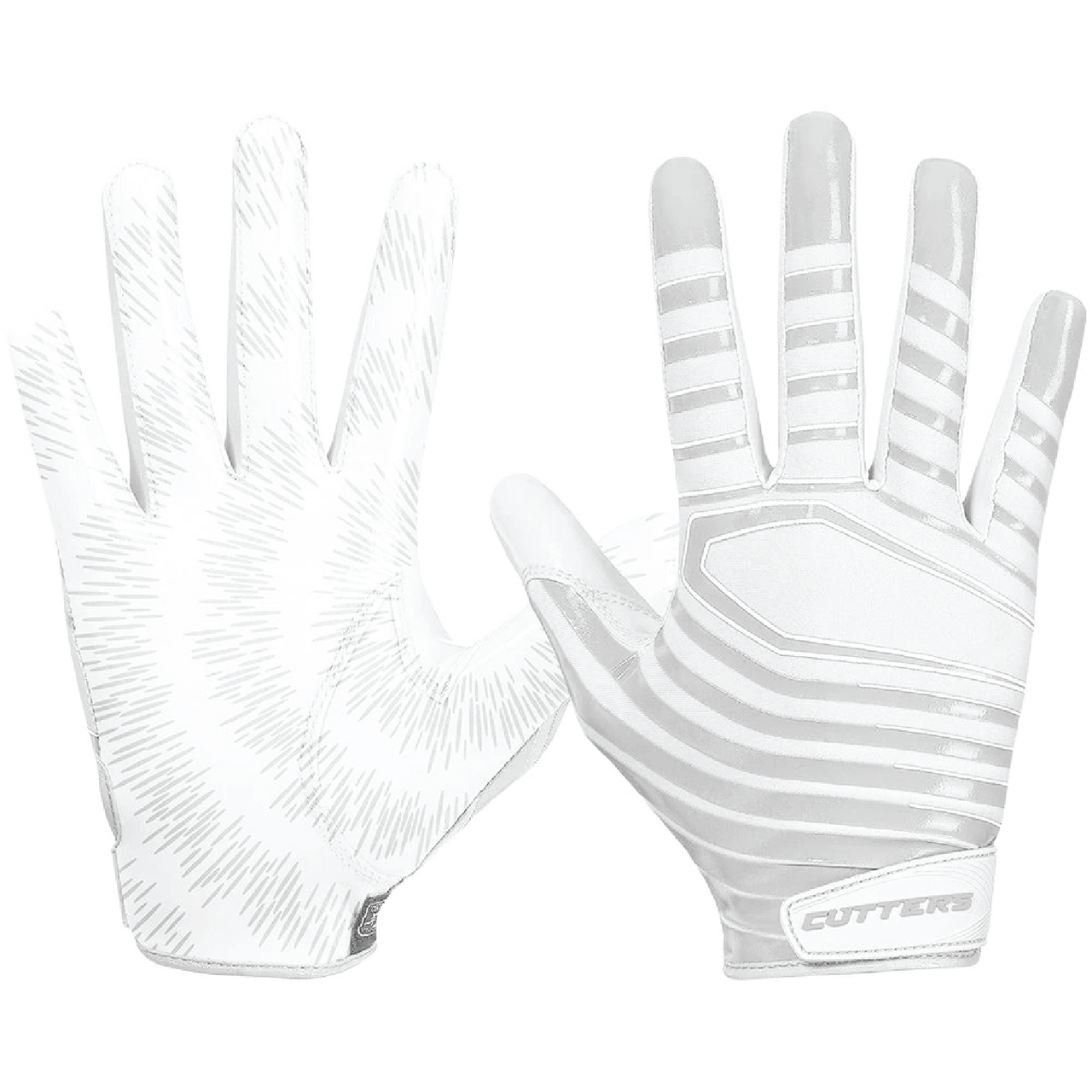 Cutters Rev Football Glove-Reciever w/grip 
