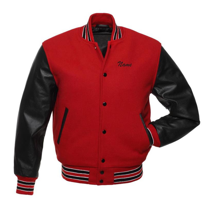 East Central Varsity Jacket Script Lettering Option