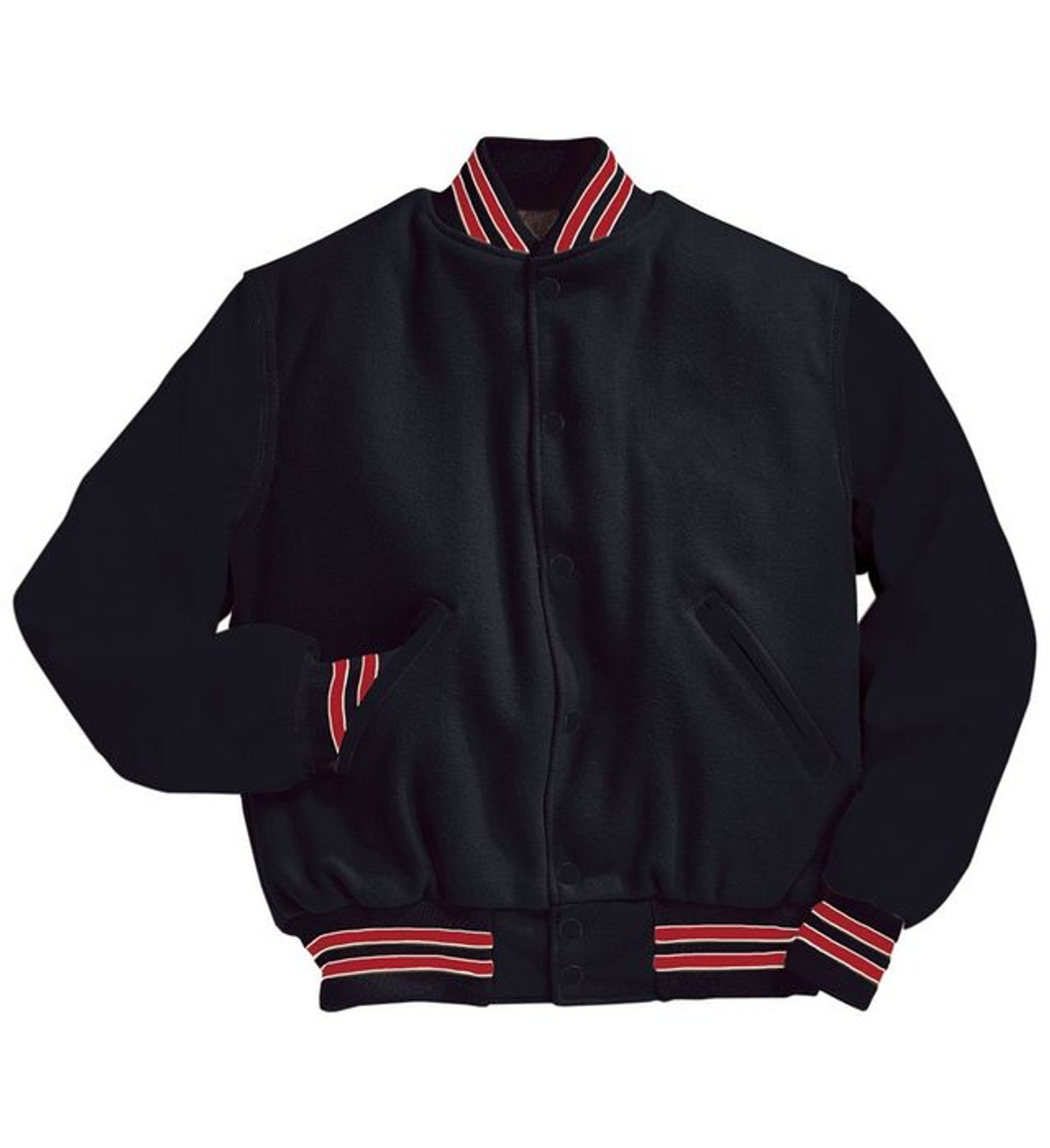 Red, Black & White Letterman Jacket – Build Your Jacket