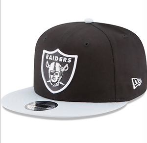 New Era Oakland Raiders Black Basic 9FIFTY Mens Snapback Hat