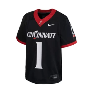 Cincinnati Bearcats Nike Youth #1 Black Replica Football Jersey