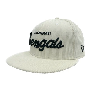 Cincinnati Bengals New Era White Corduroy Griswold 9FIFTY Snapback Hat