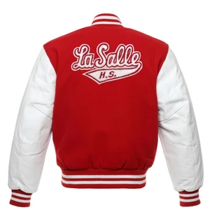 Lasalle Lancers Script Logo Varsity Jacket