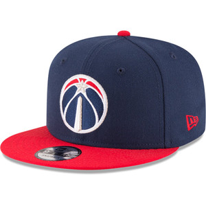 Men's Washington Wizards New Era Navy/Red 2-Tone 9FIFTY Adjustable Snapback Hat