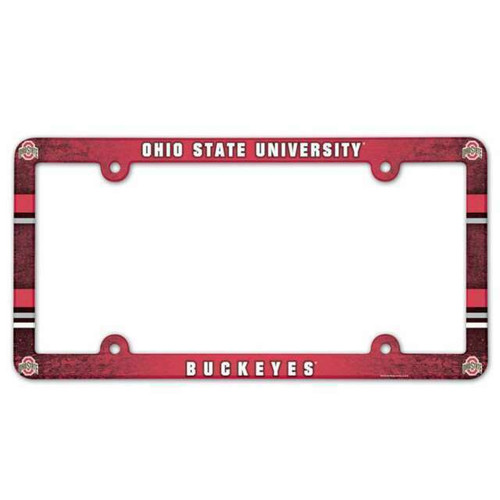 Ohio State Buckeyes Plastic License Plate Frame