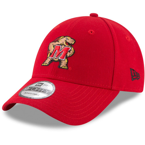 Men's New Era Red Maryland Terrapins The League 9FORTY Adjustable Hat