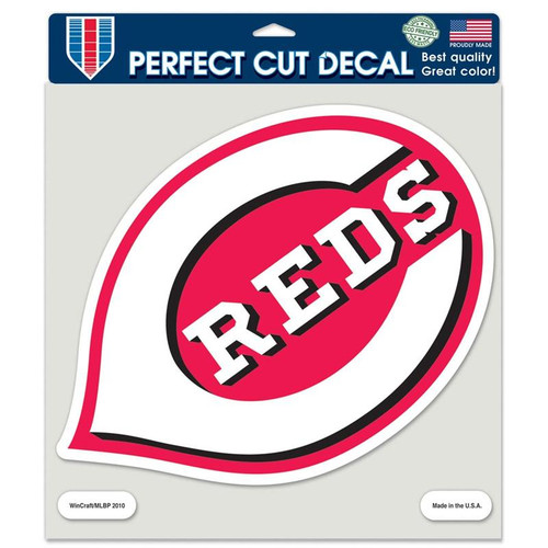 Cincinnati Reds 8"x8" Perfect Cut Color Decal