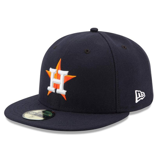 Houston Astros New Era Navy Home Authentic Collection On Field 59FIFTY Performance Fitted Hat
