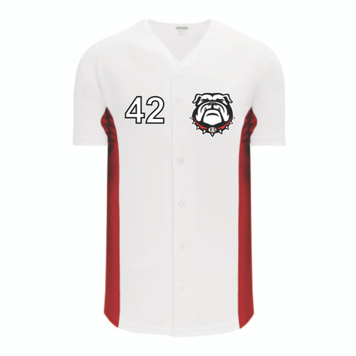 Athletic Knit BA5200 Button Up Baseball Jersey