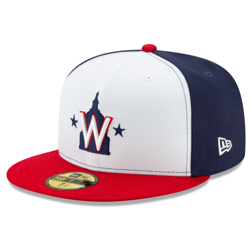 Men's Majestic Red/Navy Washington Nationals Authentic Collection