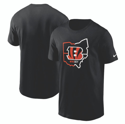 Cincinnati Bengals Nike Essential Local Phrase T-Shirt - Black