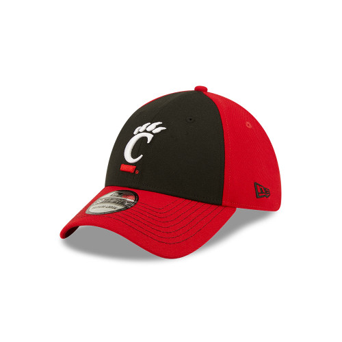 Cincinnati Bearcats New Era Black/Red 39THIRTY Classic Flex Hat