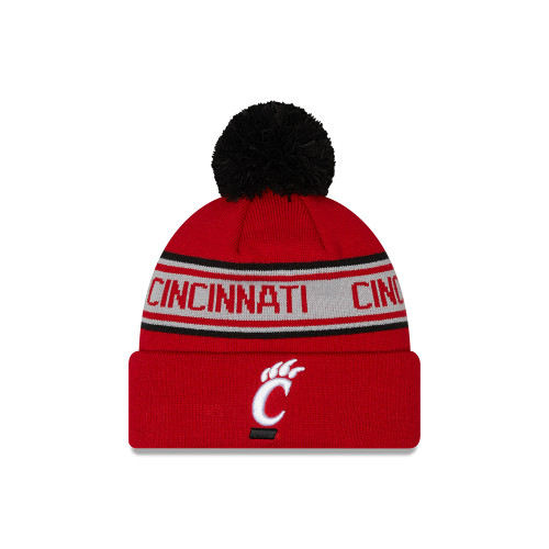 Cincinnati Bearcats New Era Red Repeat Pom Knit Hat