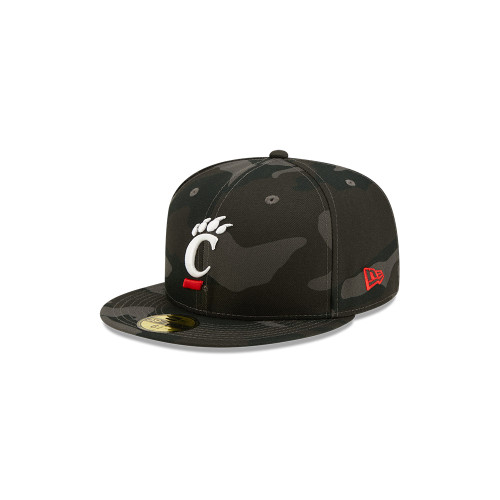 Cincinnati Bearcats New Era Black Camo 59FIFTY Fitted Hat