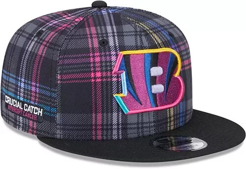 New Era Cincinnati Bengals Black 2024 Crucial Catch 9FIFTY Mens Snapback Hat