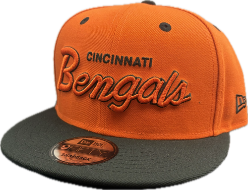 Cincinnati Bengals New Era 9Fifty Griswold Orange Snapback Hat