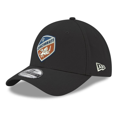 FC Cincinnati New Era 39Thirty Black Stretch Fit Hat