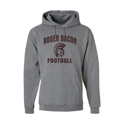 Roger Bacon Football Grey Hoodie