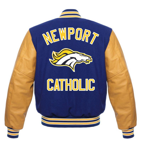 East Central Varsity Jacket Block Lettering Option